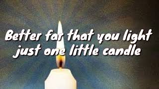 One Little Candle(lyrics)- Perry Como