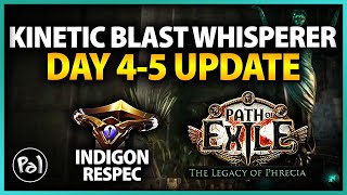 Kinetic Blast of Clustering Whisperer - Day 4/5 Update \u0026 INDIGON RESPEC