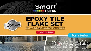 Smart Paints Epoxy Tile Flake Set - Interior Application Video