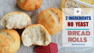 I cannot Believe It`s 2 Ingredients No Yeast Bread Rolls (EP 105)