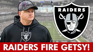 BREAKING: Raiders Fire Luke Getsy \u0026 Name New Raiders OC