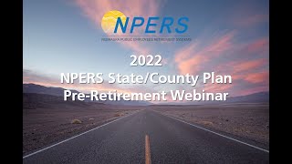 NPERS State & County Plan Pre-Retirement Webinar