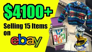 We made $4175 Selling these 15 Items on Ebay | What Sold on Ebay