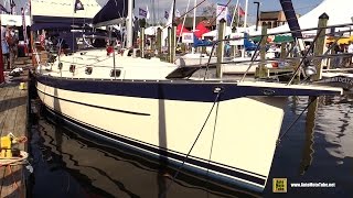 2016 Seaward 32 RK Sailing Yacht - Deck and interior Walkaround - 2015 Annapolis Sail Boat Show