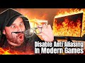 Disable Anti Aliasing In Modern Games