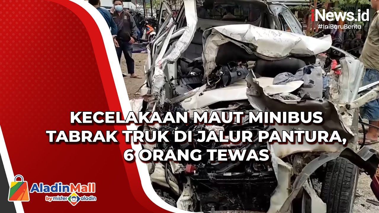 Kecelakaan Maut Minibus Tabrak Truk Di Jalur Pantura, 6 Orang Tewas ...