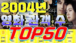 2004년 영화 박스오피스 관객수 순위 Top50 / 랭킹전 Ranking