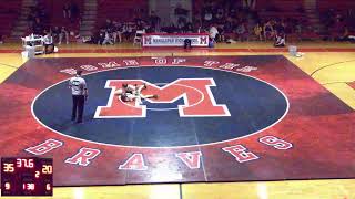 Manalapan High vs Marlboro High School Boys' Varsity Wrestling