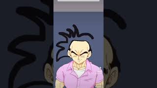 Vegeta with Goku’s hair #shorts