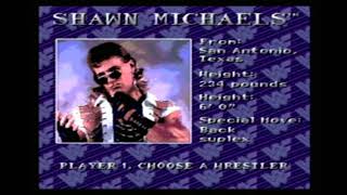 WWF Royal Rumble Sega Genesis - Shawn Michaels Theme Music