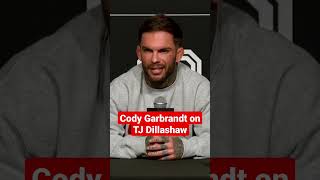 Cody Garbrandt on TJ Dillashaw's Retirement | #UFC285