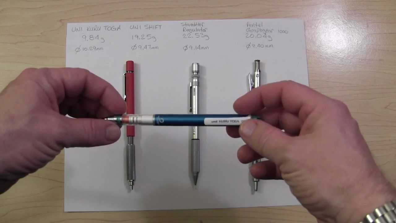 Review Of Mechanical Pencils Youtube