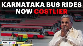 Karnataka Hikes Bus Fares By 15%: BJP Criticises CM Siddaramaiah| NDTV Profit