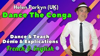 Dance The Conga Line Dance (Dance \u0026 Teach / Démo \u0026 Explications / French \u0026 English)