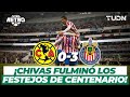 ¡Festejo arruinado! Chivas 'pisoteó' al Ame en su CENTENARIO | América vs Chivas - AP 2016 | TUDN