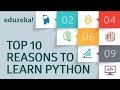 Top 10 Reasons to Learn Python in 2024 | Learn Python Programming | Python Training | Edureka
