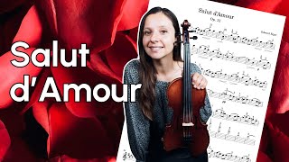 Salut d'Amour Edward Elgar Violin Tutorial