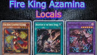 Fire King Snake-Eye Azamina | Yu-Gi-Oh! Locals Edition | With Bonus Deck Profile