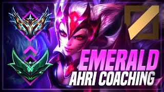 How to Mid Lane 101 - Challenger Coaching Emerald Ahri - Season 13