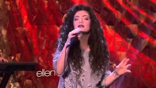Lorde Performs 'Royals' on the Ellen Show