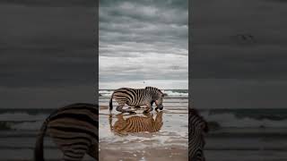 Washed Up Zebras #animals #languagemodel #climatechange