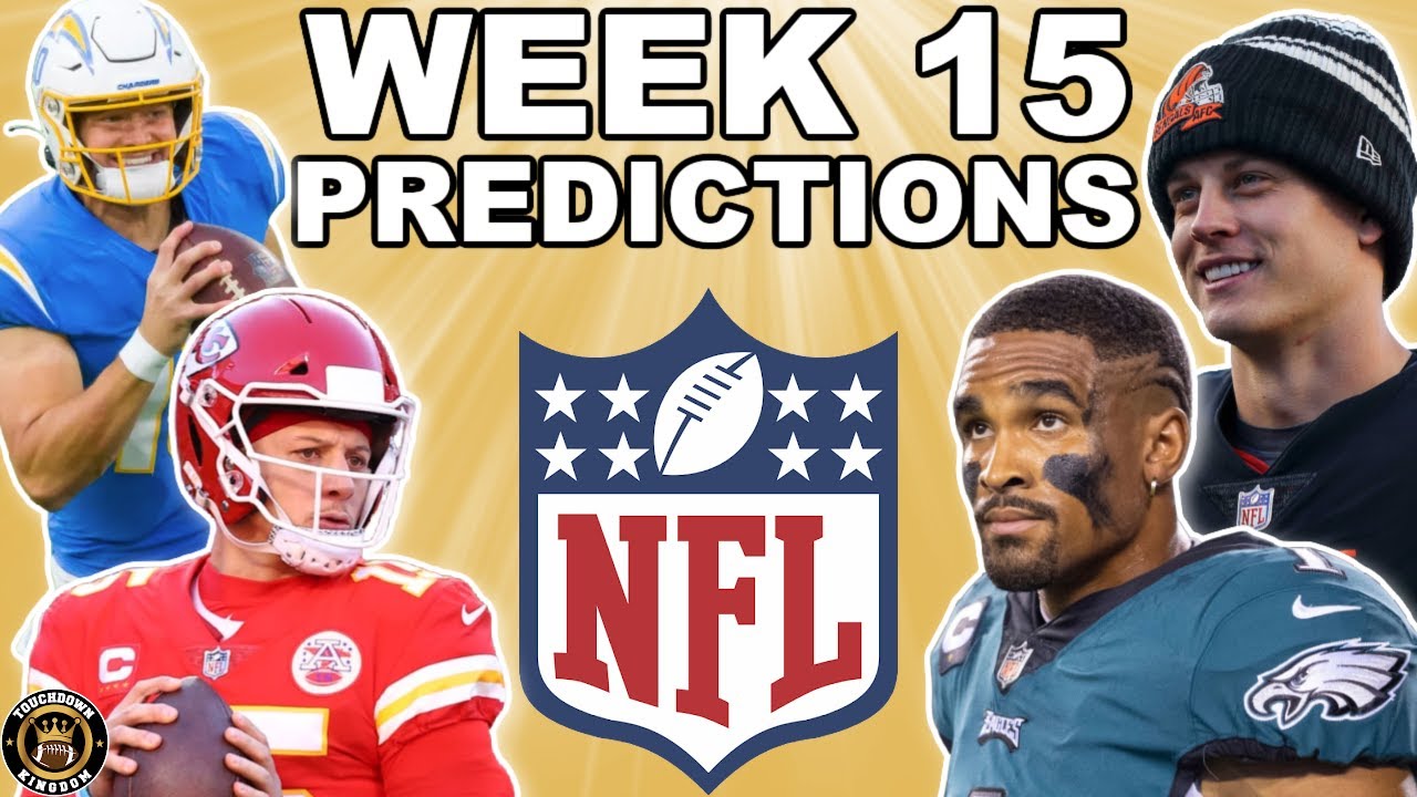 NFL Week 15 Predictions 2022! - YouTube