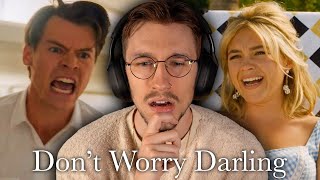 Watching *Don't Worry Darling* until I lose my will to live