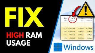 FIX high Memory/RAM Usage (Windows 10/11) || How To Fix High RAM Memory CPU DISK Usage on Windows