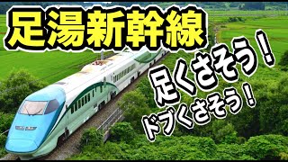 【走る足湯】とれいゆつばさ号でドブくさい足を清めました｜新庄駅→福島駅