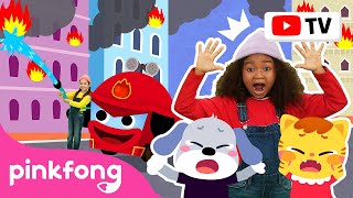 [4K] Hurry Hurry Fire Truck | Dance Along | Car Songs | Pinkfong Videos for Children