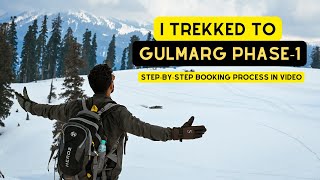 Gondola ride nhi Mili to Trek Kar liya! Gulmarg Gondola Phase-1 Ride Online Booking 2024