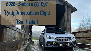 2022+ Subaru WRX Rally Innovations and Baja Design Install