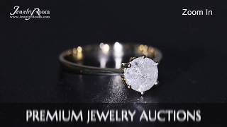 JEWELRY LIVE AUCTIONS - 1.33 CT DIAMOND SOLITAIRE 14KT SOLID GOLD ENGAGEMENT RING