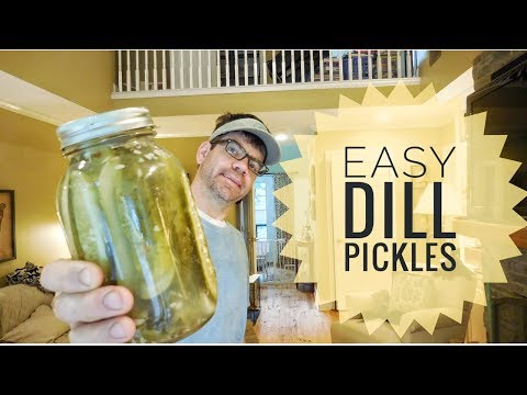 DILL PICKLES – Easy Homemade Dill Pickle Recipe (Canning Pickles)- The Pickle Dance
