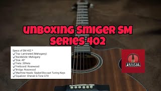 unboxing Guitar Smiger SM series 402    #fermata#guitar #unboxingvideo #timelapse