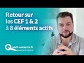 Retour d'expérience sur les CEF bleus à 8 éléments