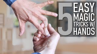Learn 5 Easy Magic Tricks With Your Hands - Easy Magic Tricks Hands