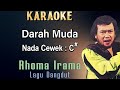 Darah Muda (Karaoke) Rhoma Irama Nada Wanita/Cewek Female Key C# Dangdut Original