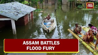 Assam Battles Flood Fury, Five Killed As Incessant Rains Trigger Massive Landslides | Assam News