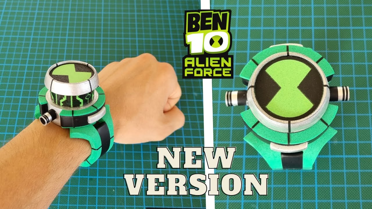 How To Make Functional Ben 10 Alien Force Omnitrix Free Template