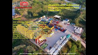 All electric drive autonomous fracturing equipment in Petro China CNPC