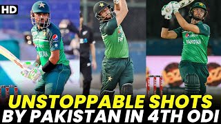 Unstoppable Shots By Pakistan | Pakistan vs New Zealand | 4th ODI 2023 | PCB | M2B2A