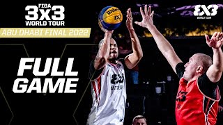 Riga vs Amsterdam HiPRO | Full Game | FIBA 3x3 World Tour Finals 2022