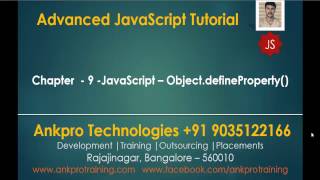 Advanced JavaScript - Chapter 9 - JavaScript - Object.defineProperty() with Getter and Setter