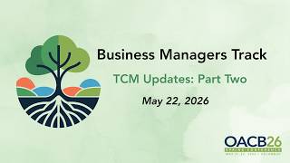 TCM Updates: Part Two