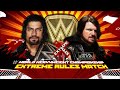 Story of Roman Reigns vs Aj Styles || Extreme Rules 2016