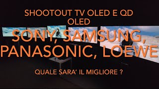 CONFRONTO TV OLED E QD OLED SAMSUNG S95C, SONY A95L, PANASONIC MZ2000, LOEWE BUILD I TCL MINILED