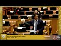 DA Leader John Steenhuisen questions Ramaphosa about failure to address gender based-violence.