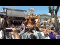 素盞雄神社天王祭2017 氏子まつり 町屋地区連合渡御その3【原稲荷神社宮入り】