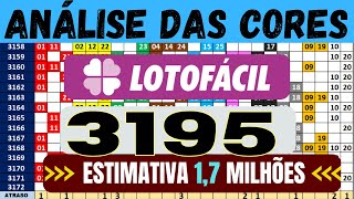 LOTOFÁCIL 3195  |  ANÁLISE ESPECIAL TABELAS CORES